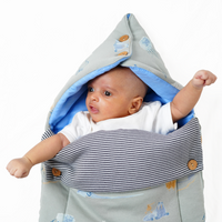 Frosty Fluff Snuggles - 100% Organic Cotton Baby Carrier Nest