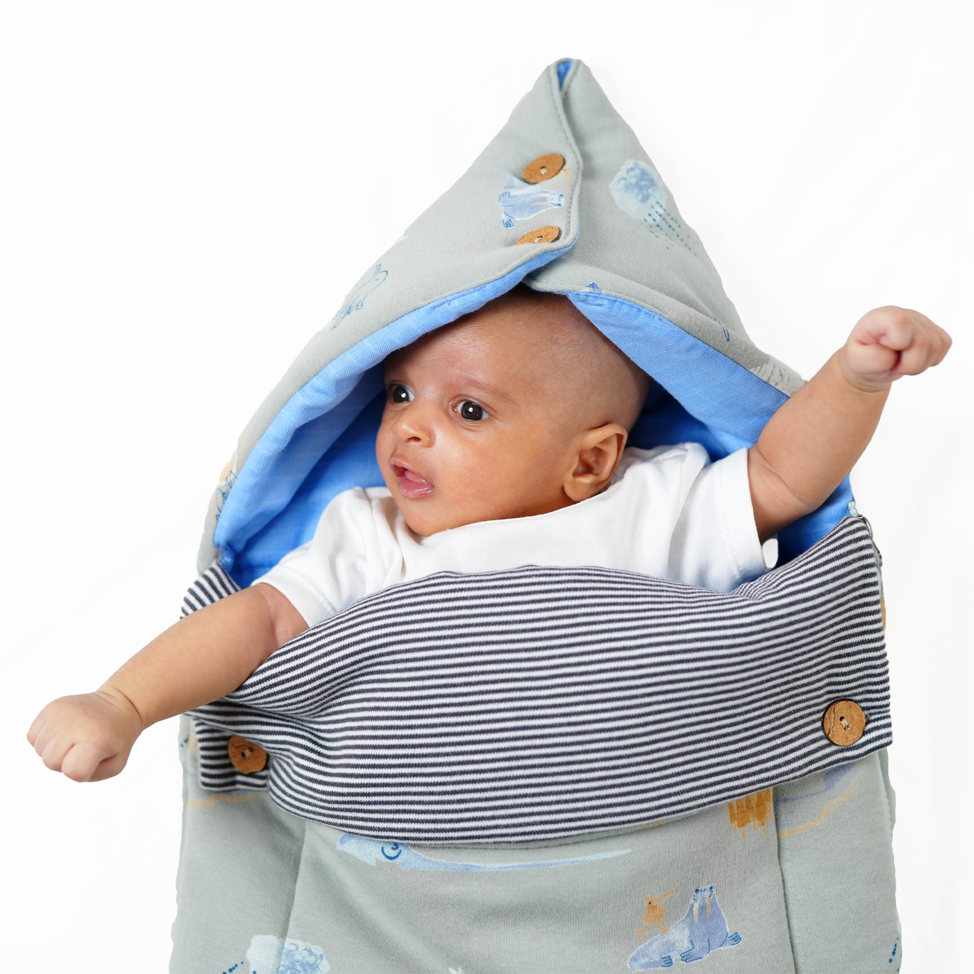 100% Organic Muslin Cotton Baby Carrier Nest