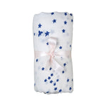 Bluebell Butterfly - 100 % Organic Muslin Cotton Wrap Cloth Swaddle