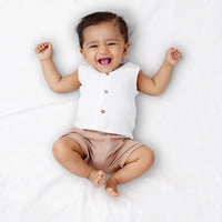 Coconut Kisses - 100 % Organic Muslin Cotton Jabla