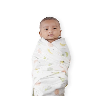 Milky Way Magic - 100% Organic Muslin Cotton Wrap Cloth Swaddle