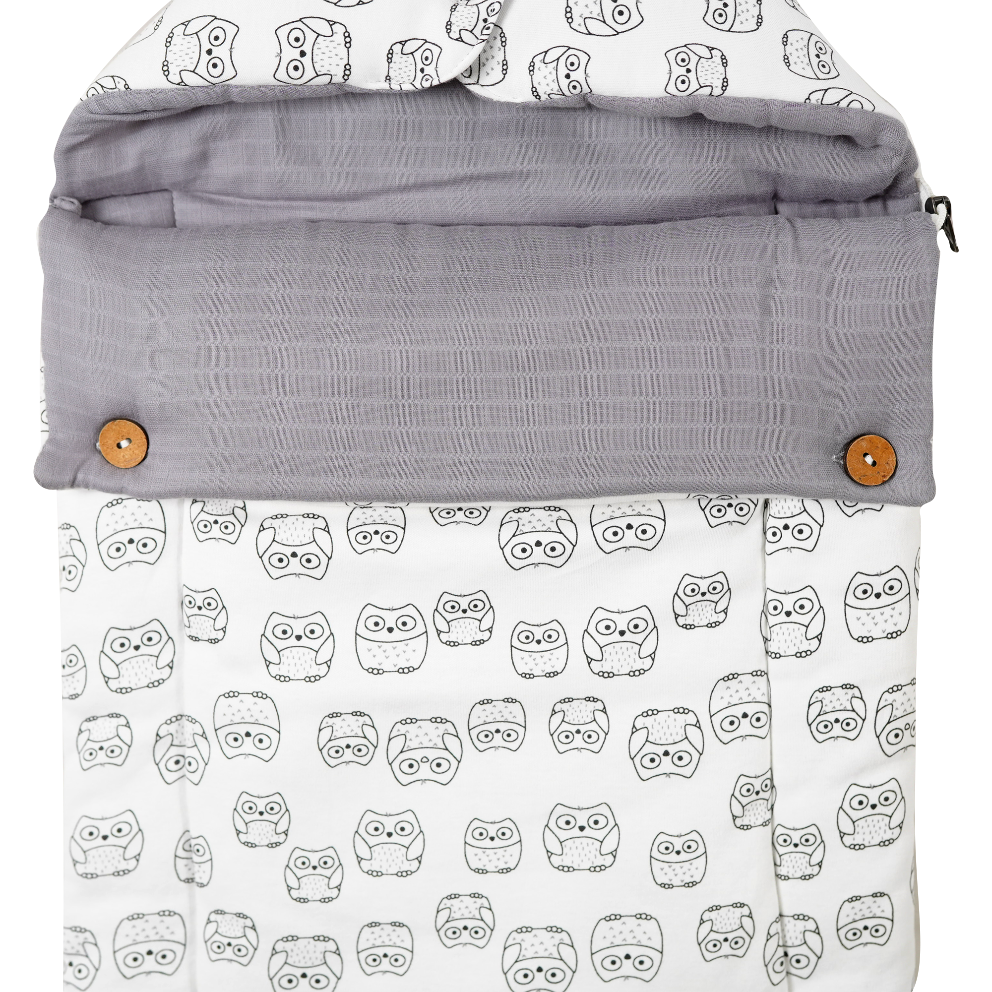 Hush Hush Owlet - 100% Organic Cotton Baby Carrier Nest