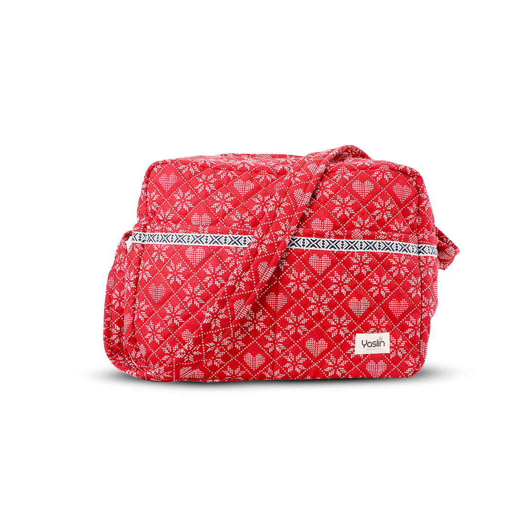 Red heart - Diaper side bag