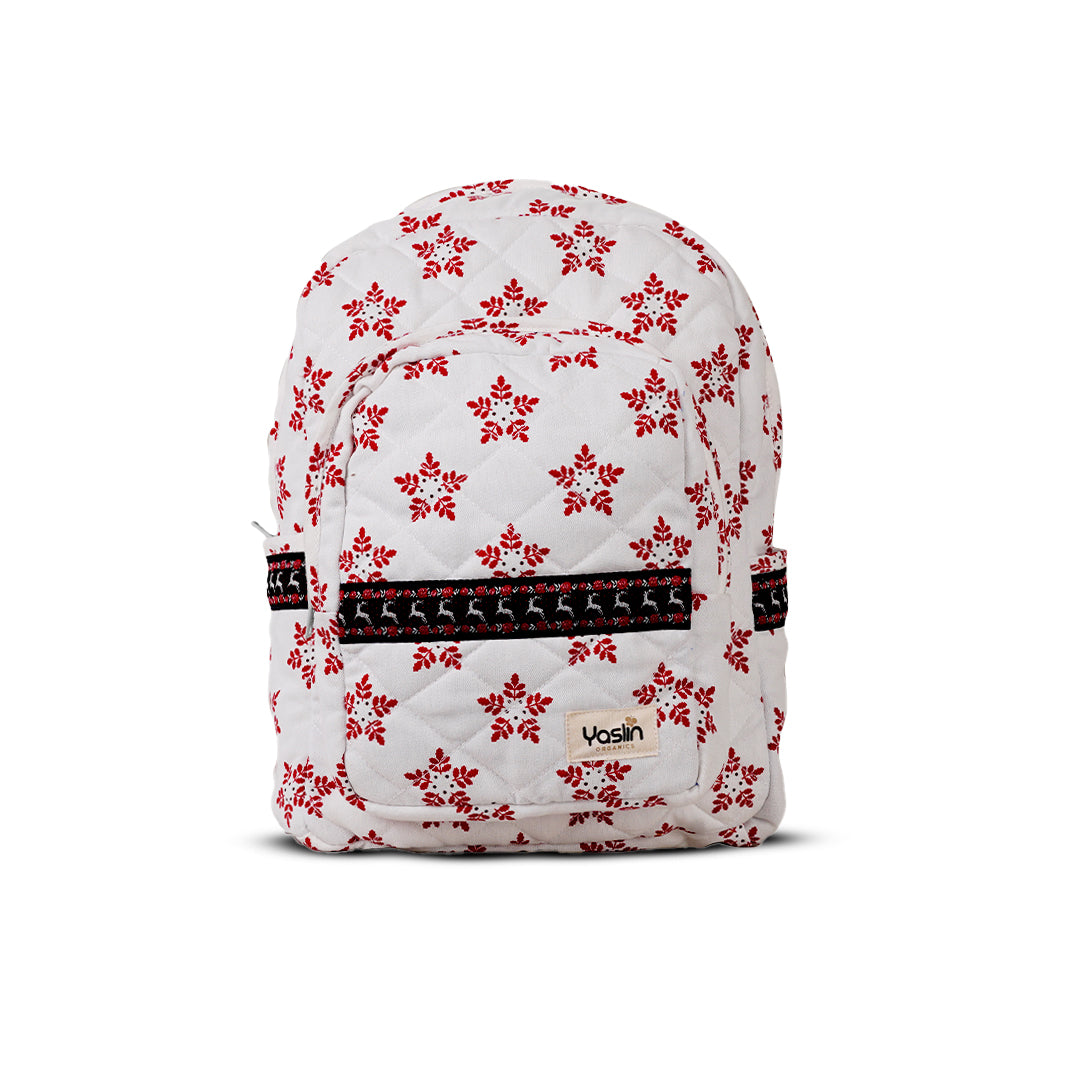 Red best sale diaper backpack