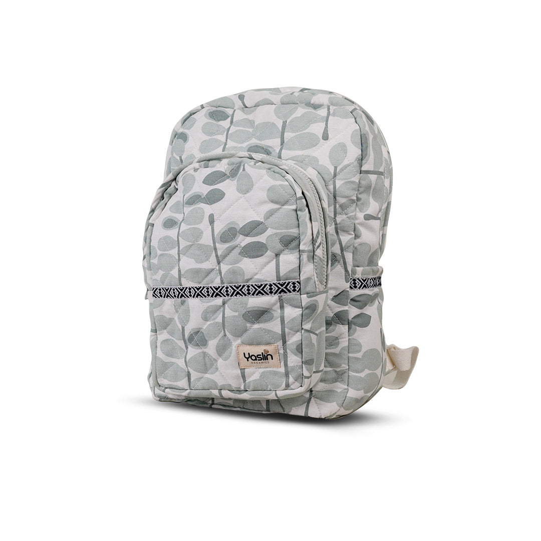 Green leaves - School backpack (S)