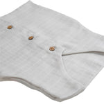 Grizzle Grey Giggles - 100% Organic Muslin Cotton Jabla