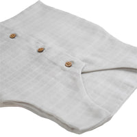 Grizzle Grey Giggles - 100% Organic Muslin Cotton Jabla